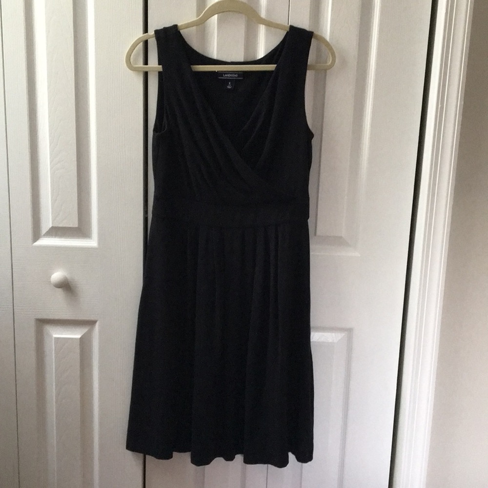 Lands End Sleeveless Fit & Flare Dress